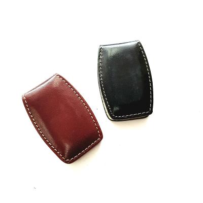 China Solar Panel 2020 Promotional Magnetic Leather Slim Silver Clip for sale