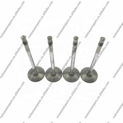 China 16pcs/set metal Chery intake valve exhaust valve original and aftermarket 1007011 1007012 for sale