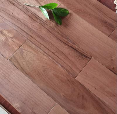 China Nature engineered veneer wood flooring King Kong Teak soild parquet plank wood grain for hotel bedroom for sale