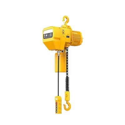 China 1 ton 2 ton 5 ton 10ton 15t 3 meter construction monorail electric chain hoist with hoook Liftling Equipment for sale