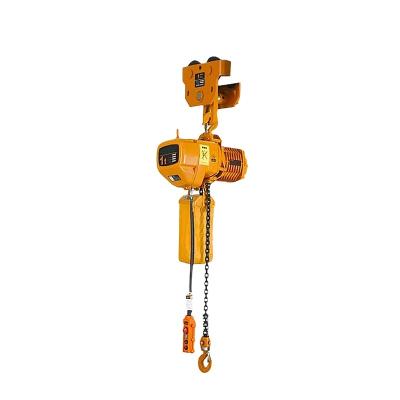 China pull lift manual lifting 0.5 2 3 5 ton electric chain block hoist with electric trolley with hook Liftling Equipment for sale