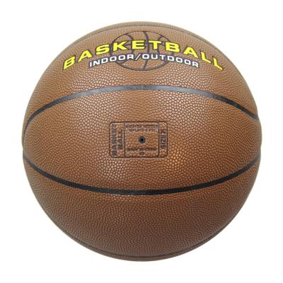 China Customized Basketball With Your Logo Size 29.5 PU Hygroscopic Indoor Outdoor To Train HF-7003 for sale