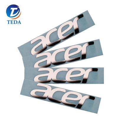 China Luxury Customized Waterproof Metal Logo Label Metal Plate Custom Letters Logometal Handbag Hardware Accessories Letter Log for sale