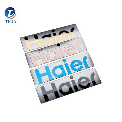 China Waterproof Refrigerator Computer Metal Brand Logo Label for sale