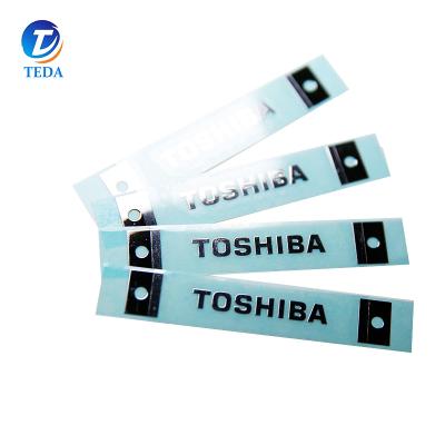 China Customized Waterproof Transparent Clear Clear Logo Sticker Custom Printing Gold Foil Logo Label Roll Personalized Metal for sale