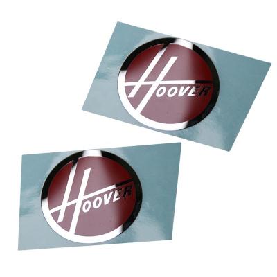 China Electroform Waterproof Sticker Metal Sticker Adhesive Logo for sale