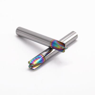 China DLC Or AlTiN Coating Carbide End Milling Cutters Customized Width For Precision Cutting for sale