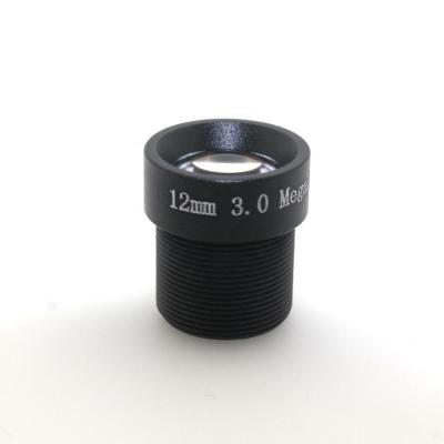 China Metal + Optical Glass Mount CCTV Lens 12mm F1.8 3MP Board Lens M12 for sale