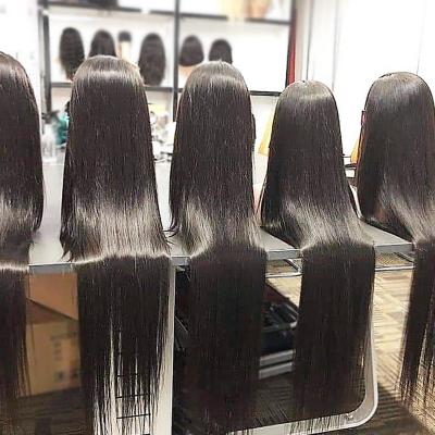 China China Silky Straight Natural Color Long Wave Swiss Lace Hair Wig For Indian Raw Colored Women Hair Lace Front Wig 100% for sale