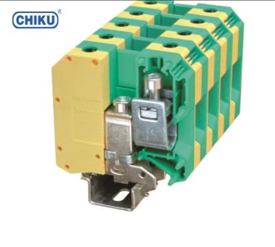 China PA66 Ground Modular Terminal Block - USLKG 50 - 0443049 High Current Terminal Connector for sale