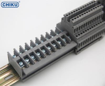 China PA66 terminal block connector, din rail terminal block, distribution plate for sale