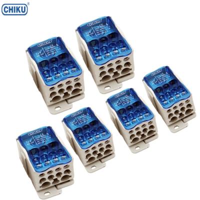 China Terminal Blocks UKK80 UKK125 UKK250 UKK400 , Din Cu Panel Mount Power Rail Mounted Terminal Blocks for sale