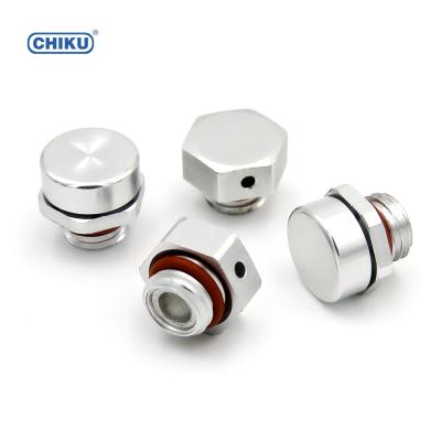 China General Ventilation Outlet Aluminum Metal Screw M10*1.0 Duct Breather Protective Vent Valve IP68 for sale