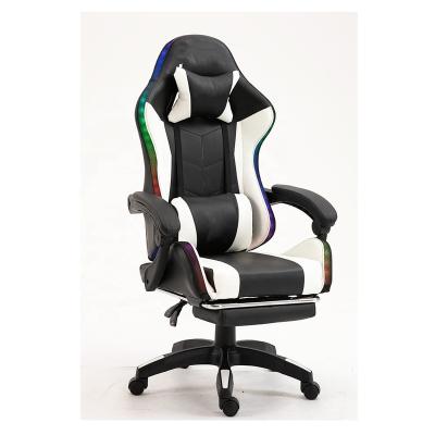 China Other Brazil Style Hot Racing High Back RGB Gaming Chair With Led Gaming Chair Gaming Softer Cushion Linked Armrest Easy To Assemble for sale