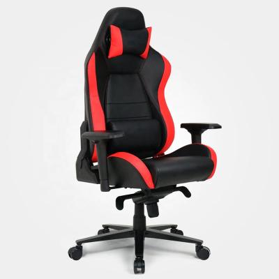 China Free Sample Factory Direct 3D 4D Adjustable High End Gaming Chair (Height) Padded Armrest PC Racer Computer Chair With Aluminum Base for sale