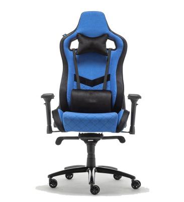 China (Size)Adjustable Popular High Quality Mexico Fabric Gaming Chair Racing Gamer Chairs Custom Logo Embroidery Mold Foam Cushion 4 Gas Lift for sale