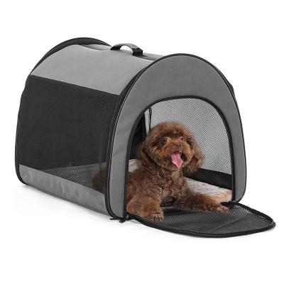 China 2022 Best Selling 4 Doors Mesh Indoor Breathable Mesh Machine Park Machine Folding Windproof Folding Pet Dog Kennel for sale