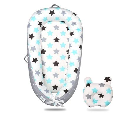 China Europe popular soft breathable good and fabric workmanship breathable baby sofa pillow crib perfect for traveling and napping for sale