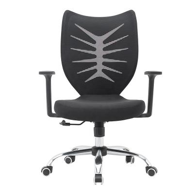 China (Size) Ergonomic High Quality Cheap Luxury Office Chair 360 Swivel Meeting Room Stainless Swivel Chair Adjustable With Wheels for sale