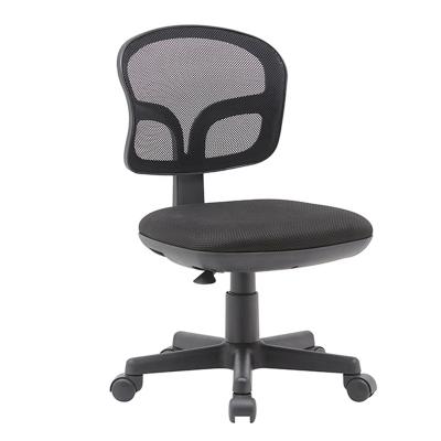 China Black Mesh Boss Chair Modern Ergonomic Small Manager Office Chair Height(Waist) No Adjustable Swivel Adjustable Arms No Arms Anji Mesh Chair for sale