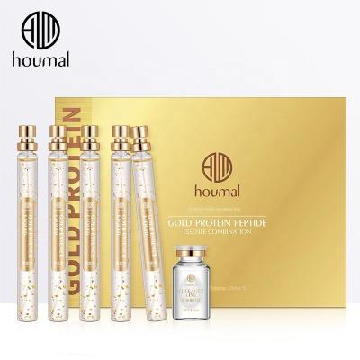 China Anti Aging Skin Care Set Shanghai-USA 24k Gold Protein Peptide Line Carving Set Box Moisturizing Nourishing Skin Rejuvenation for sale