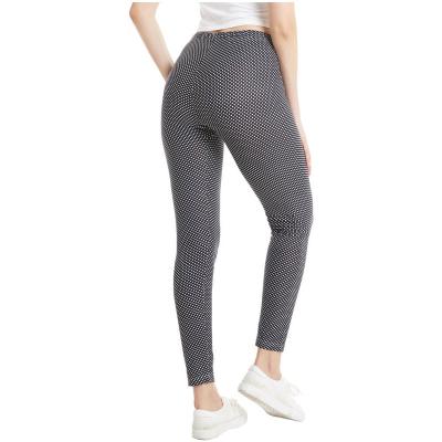 China Antibacterial Milk Silk Polyester Lady Spandex Female Butt Lift Crack! crack! Booty Capris Tights Pants Black High Waist Compression Leggings Women for sale