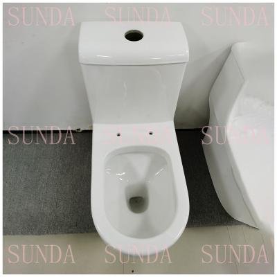 China Custom High Quality Double-flush Toilet One-piece Bathroom WC New Type for sale