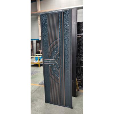 China Modern Design Anti-theft Exterior Residential Steel Security Door Manufacturer For Home for sale