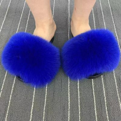 China 2021 New Arrival Hairy Slippers Ladies Sandals Slippers Anti-slippery for sale