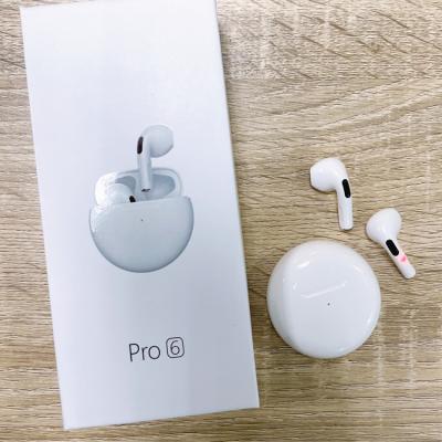 China 2022Best Sound Perfect Sellers Mini Air Pro 6 In Earphone Earbuds Handfree Earphone Waterproof Wireless Headphone Pods Earbuds Tws Pro for sale