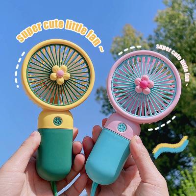 China High Quality Portable Usb Folding Min Pocketi Fan Handheld Rechargeable Travel Desktop Air Cooling Battery Charging for sale