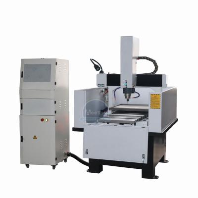 China Cast Iron Frame 4040 6060 CNC Milling Router Metal Engraving Machine for Mould Copper Brass Aluminum à venda