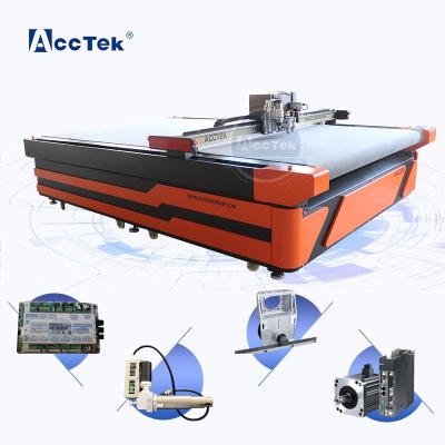 China 220V/380V 1100KG Oscillating Knife Cutting Machine Aviation Aluminum Vacuum Adsorption Table With Felt for sale