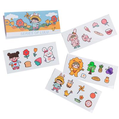 China Cute Cartoon Waterproof Design Stickers Waterproof Custom Die Cut PVC Cartoon Vinyl Sticker for sale