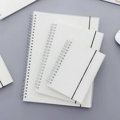 China Meeting Plastic Notebook Agenda Spiral Notebook Hard Cover PVC Coating Notebook for sale