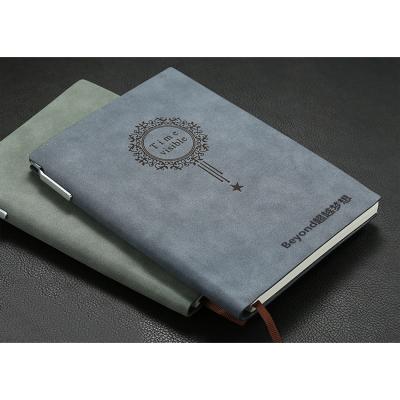 China Soft Cover Modern Design Classic Fashion Genuine Leather Diary Best Quality for sale