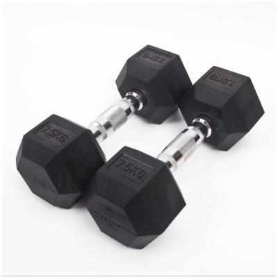 China Dumbell Set Lydia Gym Use Factory Supplied Black Hex Dumbbell Set Adjustable Chromed 30Kg for sale