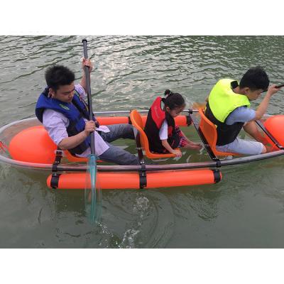 China LLDPE Quality Transparent Water Sport PC7011 Remo Kayak 2 Person Kayak Sale for sale