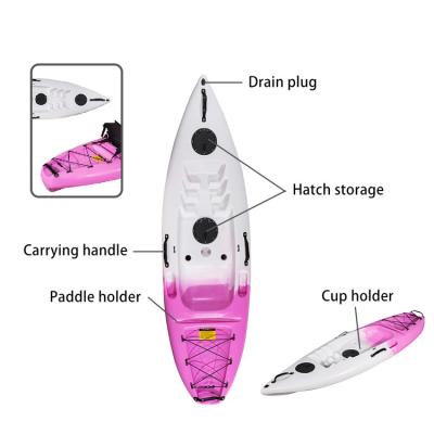 China China Suppliers Water Sport LY-FLASH Sit On Top Cool Kayak Selling Pedal Surfing Fishing Kayak For Sale for sale