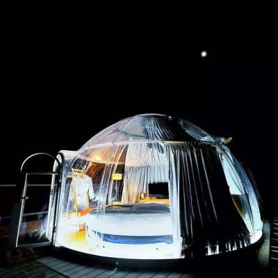 China Flame Retardant Outdoor Camping In Bubble EPS Transparent House Polystyrene Dome Outdoor Pods for sale