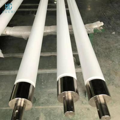 China Quartz Ceramic Fused Silica Roller Glass Tempering Furace application for sale