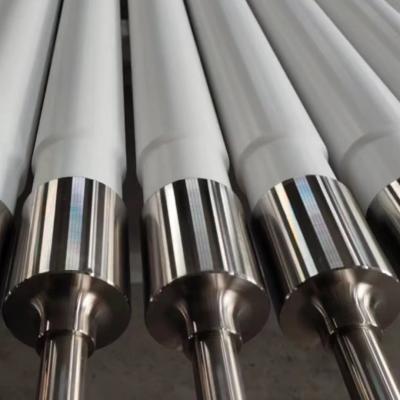 China Fused Silica Roller Quartz Ceramic Roller Glass Termpering Ceramic Roller shaft for sale