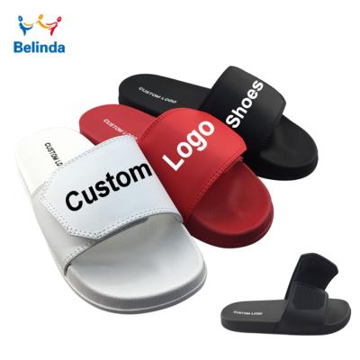 China Durable Adjustable Top Slides Sandals Custom Made Fashion Custom Printed Custom Slippers Slippers for sale