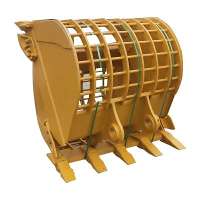 中国 Multi Process Painting Excavator Tilt Bucket Blasting / Primer / Finish Reinforced And Durable Bottom 販売のため