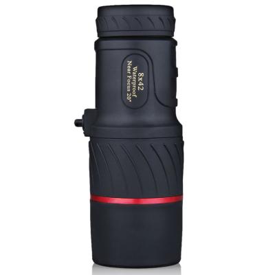 China Visionking Telescope K 8x42 Bak4 Super Bright And Clear Portable Monocular Telescope Spotting Scope 8x42 for sale