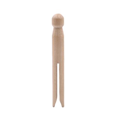 China Industrial Wooden Cloth Pin Dolly Clothes Pegs Wooden Peg for sale