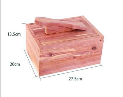 China Daily Shoe Care Set Custom Wood Storage Cedar Shoe Box for sale