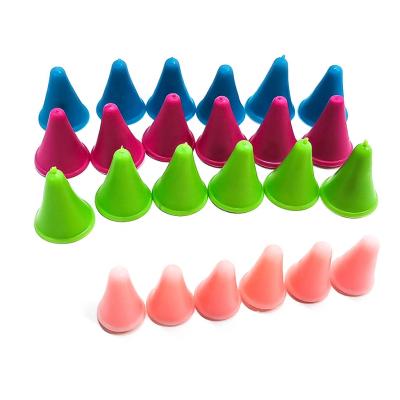 China Hand Knitting High Quality Rubber Cone Forming For Knitting Knitting Needles Tips Point Protectors In 2 Sizes For Craft Knitting Sewing Accessories for sale