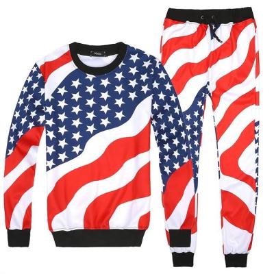 China Anti-shrink Anti-shrink USA Flag American Flag Stars And Stripe Hoodies Men Brand Running Hoodies Small MOQ Amazon Hoodies for sale