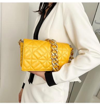 China 2022 New PU Fashion Women's Bag Retro Single Shoulder Bag Hand Carry Small Square Woven Messenger Bag for sale